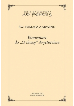 Komentarz do O duszy Arystotelesa