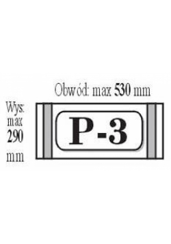 Okładka przylepiana P3 (50szt) IKS