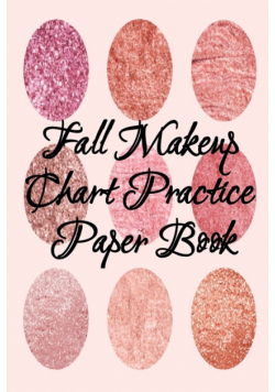 Fall Makeup Chart Practice Paper Book