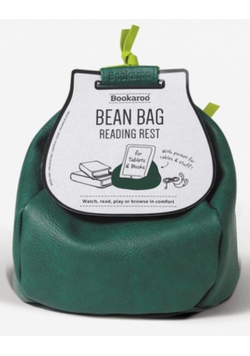 Bean Bag Pufa z kieszonką pod książkę/tablet ziele