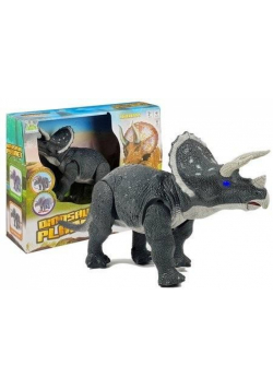 Triceratops na baterie szary