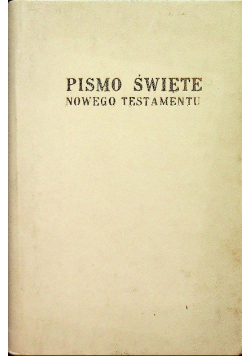 Pismo święte nowego testamentu 1979