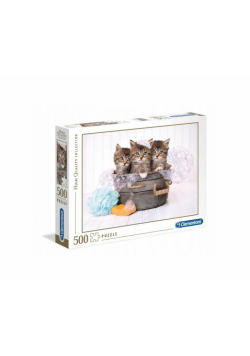 Puzzle 500 HQ Kittens and soap