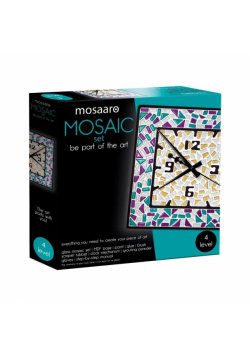 Zestaw kreatywny Mozaika - Kwadratowy zegar