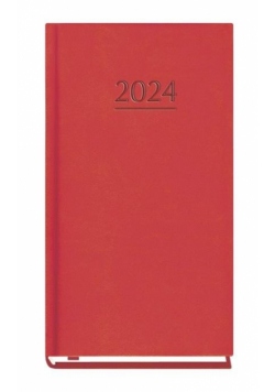 Terminarz 2024 Kieszonkowy czerwony