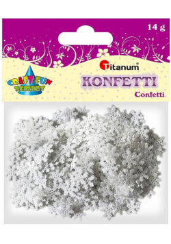 Konfetti płatki śniegu 14g