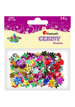Cekiny metaliczne mix