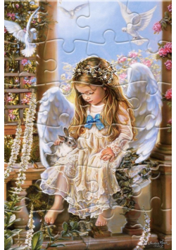 Puzzlowa kartka pocztowa Tender Love CASTOR
