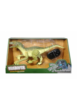 Dinozaur zdalnie sterowany ze światłem i dźwiękiem