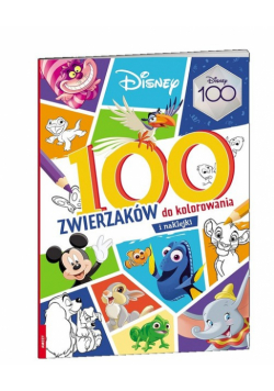 Disney mix 100 Zwierzaków do kolorowania