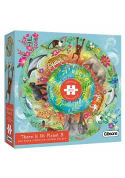Puzzle 500 Nie ma planety B (okrągłe)