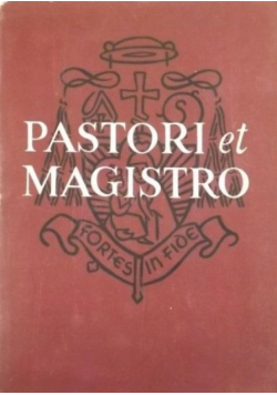 Pastori et magistro