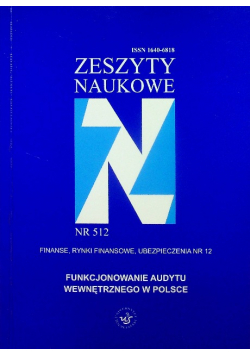 Funkcjonowanie audytu wewnętrznego w polsce