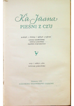 Pieśni z czu