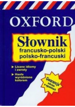 Słownik francusko-polski polsko-francuski wersja kieszonkowa