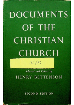 Documents of the Christian Church
