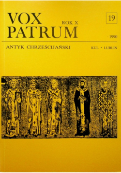 Vox Patrum rok X Antyk chrześcijański 19