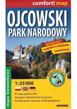 Comfort! map Ojcowski PN 1:25 000 mini mapa w.2021