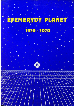 Efemerydy planet 1920 - 2020