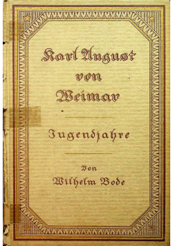 Karl august von weimar