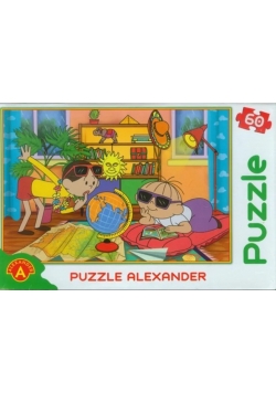 Puzzle 60 Bolek i Lolek globus Nowe