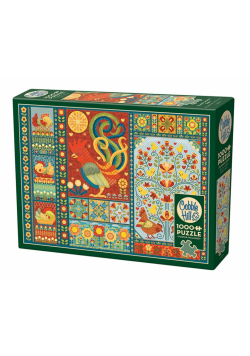 Puzzle 1000 Skandynawski patchwork