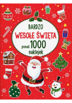 Bardzo wesołe Święta ponad 1000 naklejek