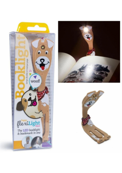Flexilight Animal Dog - Lampka do książki - Pies