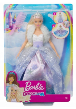 Barbie Lalka Księżniczka Lodowa magia