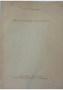 Old english essentials