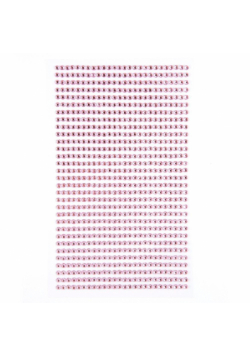 Kryształki samoprzylepne light pink 3mm 806szt