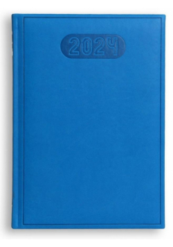 Terminarz 2024 A5 dzienny Print - granatowy