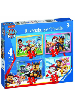Puzzle 4w1 Drużyna Psi Patrol