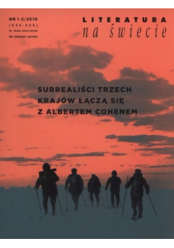 Literatura na świecie Nr 1 - 2 / 2016