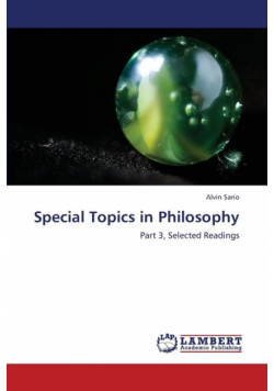 Special Topics in Philosophy