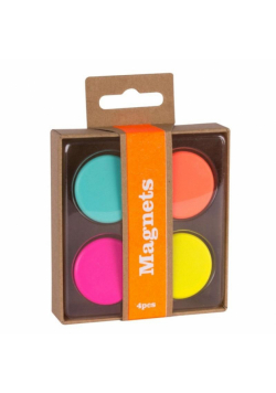 Magnesy Fluor Collection 4szt MIX