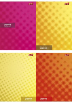Zeszyt A5 w linie 60 kartek Student's Notebook 10 sztuk mix