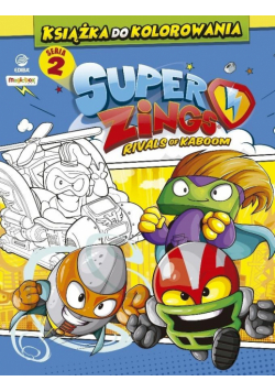 Super Zings - Książka do kolorowania + figurka