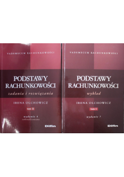 Podstawy rachunkowości tom 1 i 2