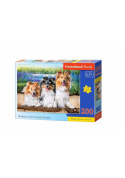 Puzzle 200 Shelties in the Lavender Garden CASTOR
