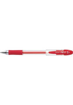 Długopis żelowy FX1 0,7mm czerwony (12szt)
