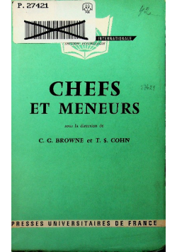 Chefs Et Meneurs