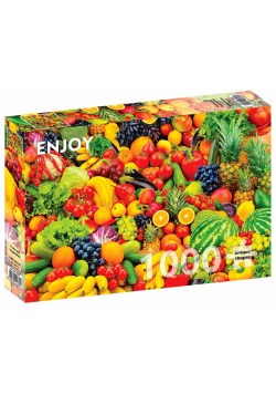 Puzzle 1000 Owoce i warzywa