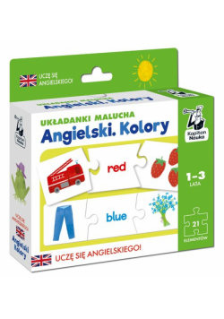 Układanki Malucha Angielski Kolory 1-3 lat
