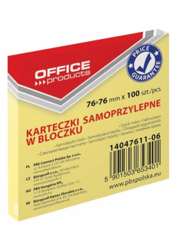 Karteczki samoprzylepne 6x76mm 100K