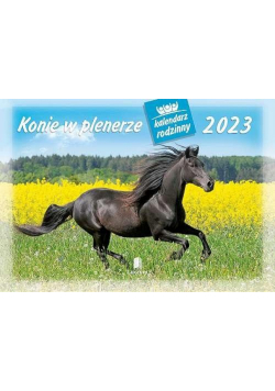 Kalendarz 2023 Rodzinny Konie w plenerze