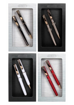 Zestaw Pióro + Długopis CLASSIC w etui GIFT BOX