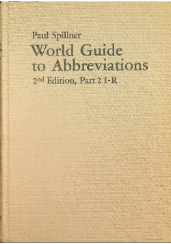 World Guide to Abbreviations