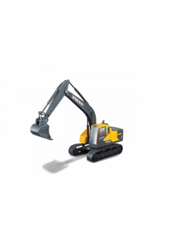 Volvo EC220E Excavator Yellow/Grey 1:50 BBURAGO