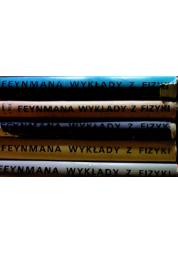 Feynmana wykłady z fizyki 5 tomów